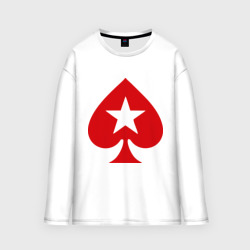 Женский лонгслив oversize хлопок Покер Пики Poker Stars