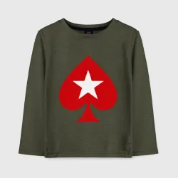 Детский лонгслив хлопок Покер Пики Poker Stars