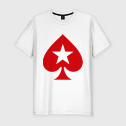 Мужская футболка хлопок Slim Покер Пики Poker Stars