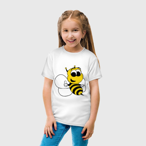 Детская футболка хлопок Пчёлка - фото 5