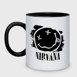 Кружка двухцветная Смайл Nirvana