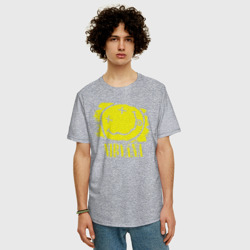 Мужская футболка хлопок Oversize Смайл Nirvana - фото 2