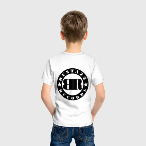 Детская футболка хлопок 9 gramm - роза ветров, цвет белый - фото 4