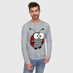 Мужской лонгслив хлопок Божья коровка - фото 2