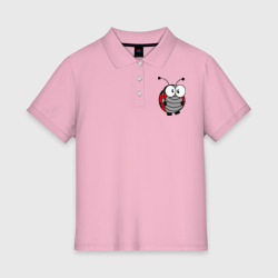 Женское поло хлопок Божья коровка