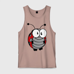 Мужская майка хлопок Божья коровка