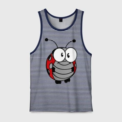 Мужская майка хлопок Божья коровка