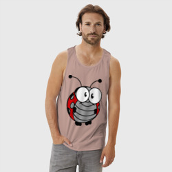 Мужская майка хлопок Божья коровка - фото 2