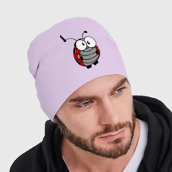 Мужская шапка демисезонная Божья коровка - фото 2