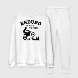 Мужской костюм хлопок Enduro is not a crime