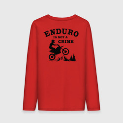 Мужской лонгслив хлопок Enduro is not a crime