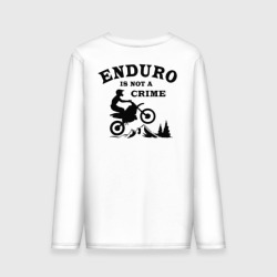 Мужской лонгслив хлопок Enduro is not a crime