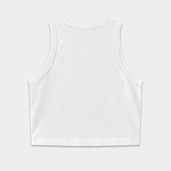 Женская укороченная майка-топ хлопок Enduro is not a crime