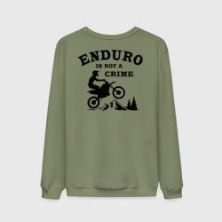 Мужской свитшот хлопок Enduro is not a crime