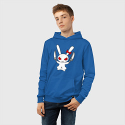 Детская толстовка хлопок Зайка с ножами - фото 2