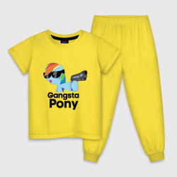 Детская пижама хлопок Gangsta pony