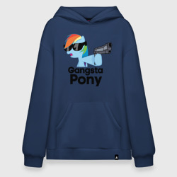 Худи SuperOversize хлопок Gangsta pony