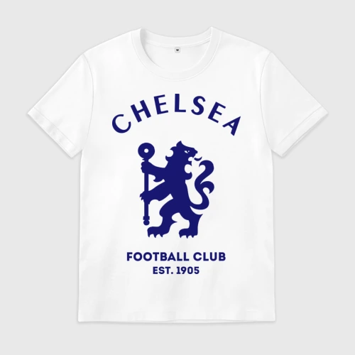 Мужская футболка хлопок Челси Футбольный клуб Chelsea