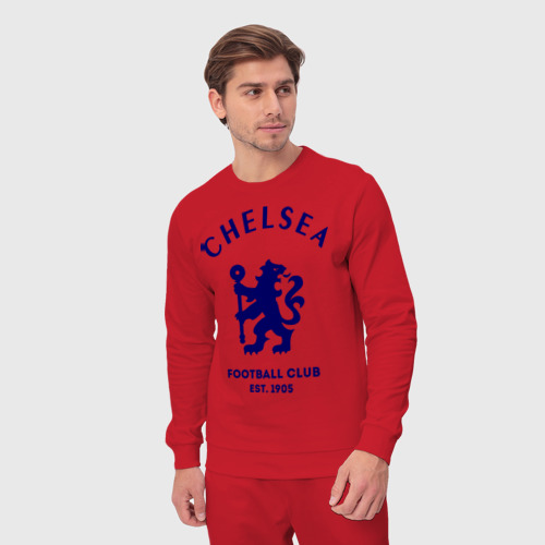 Мужской костюм хлопок Челси Футбольный клуб Chelsea, цвет красный - фото 5