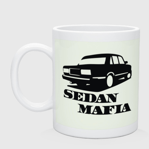 Кружка керамическая SEDAN MAFIA, цвет фосфор