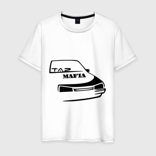 Мужская футболка хлопок TAZ MAFIA, цвет белый