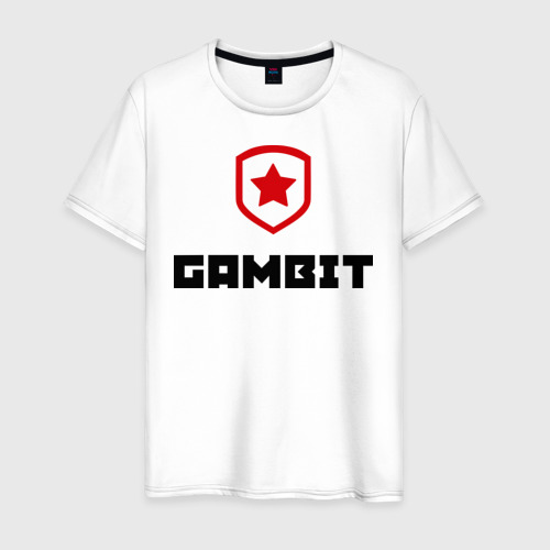 Мужская футболка хлопок Gambit, цвет белый