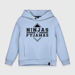 Детское худи Oversize хлопок Ninjas In Pyjamas