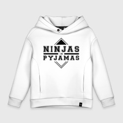 Детское худи Oversize хлопок Ninjas In Pyjamas