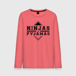 Мужской лонгслив хлопок Ninjas In Pyjamas