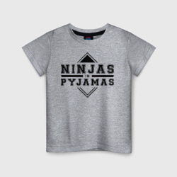 Детская футболка хлопок Ninjas In Pyjamas