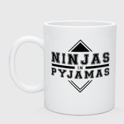Кружка керамическая Ninjas In Pyjamas