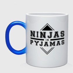 Кружка хамелеон Ninjas In Pyjamas