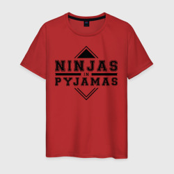 Мужская футболка хлопок Ninjas In Pyjamas