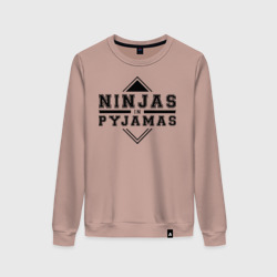 Женский свитшот хлопок Ninjas In Pyjamas