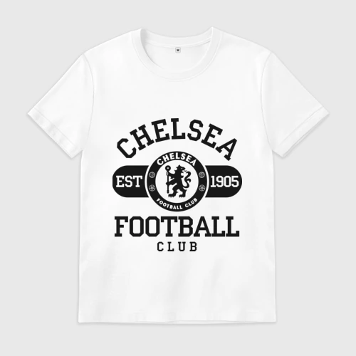 Мужская футболка хлопок Chelsea футбольный клуб