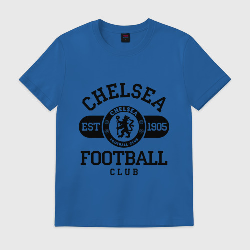 Мужская футболка хлопок Chelsea футбольный клуб Фото 01 Мужская футболка хлопок Chelsea футбольный клуб Фото 01