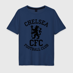 Мужская футболка хлопок Oversize Chelsea FC