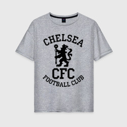 Женская футболка хлопок Oversize Chelsea FC