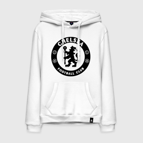 Мужская толстовка хлопок Chelsea logo, цвет белый