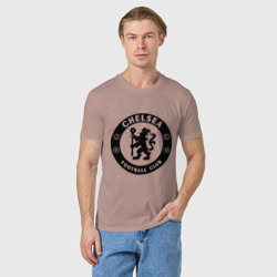 Мужская футболка хлопок Chelsea logo - фото 2