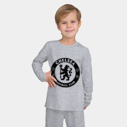 Детская пижама с лонгсливом хлопок Chelsea logo - фото 2