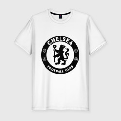 Мужская футболка хлопок Slim Chelsea logo