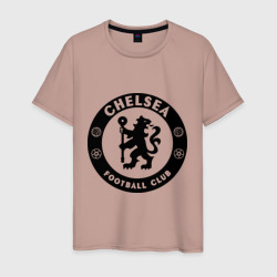 Мужская футболка хлопок Chelsea logo