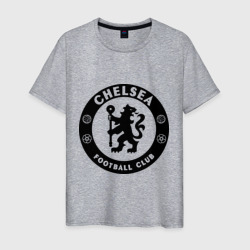 Мужская футболка хлопок Chelsea logo