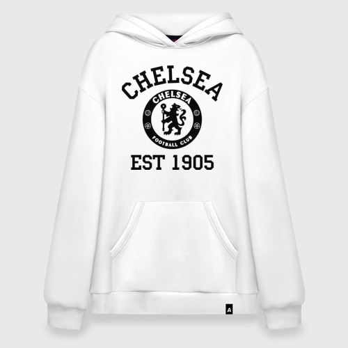 Худи SuperOversize хлопок Chelsea 1905, цвет белый