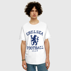 Мужская футболка хлопок Oversize Chelsea FC - фото 2