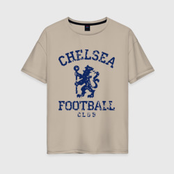 Женская футболка хлопок Oversize Chelsea FC