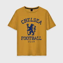 Женская футболка хлопок Oversize Chelsea FC