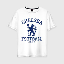 Женская футболка хлопок Oversize Chelsea FC