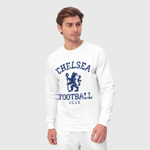 Мужской костюм хлопок Chelsea FC, цвет белый - фото 5